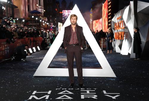 LONDRES, ANGLETERRE – 9 MARS: Ryan Gosling lors de la première mondiale de «PROJET DERNIÈRE CHANCE» au Cineworld Leicester Square, le 9 mars 2026 à Londres, en Angleterre. (Photo: Tristan Fewings/Getty Images pour Sony Pictures Entertainment)