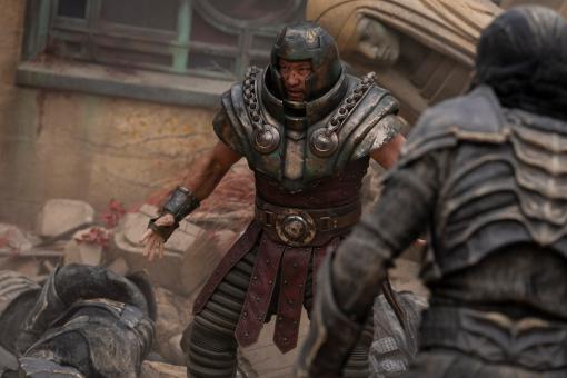 Jon Xue Zhang spielt die Rolle des Ram Man in MASTERS OF THE UNIVERSE.  © 2026 Amazon MGM Studios Content Services LLC